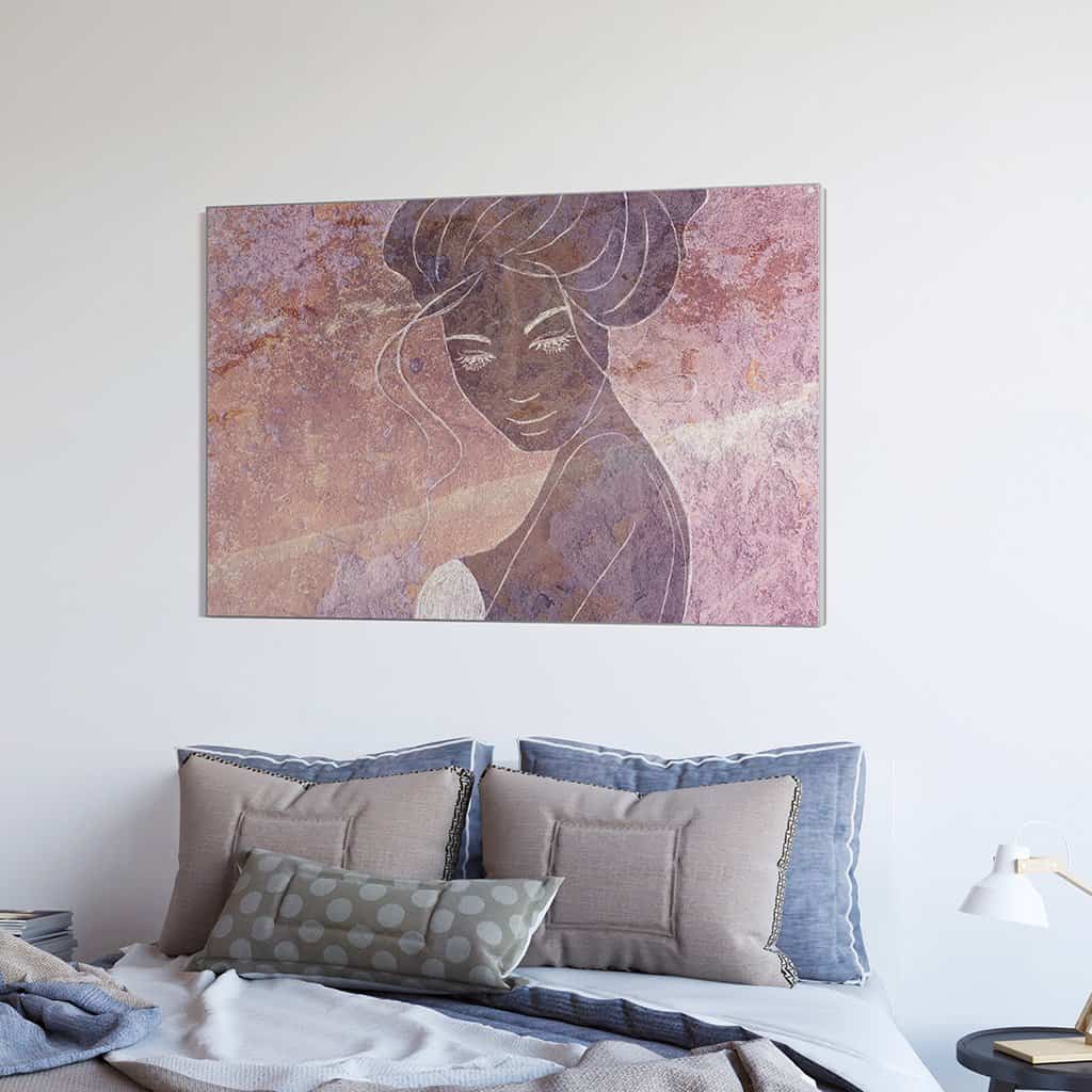 Contour van een vrouw