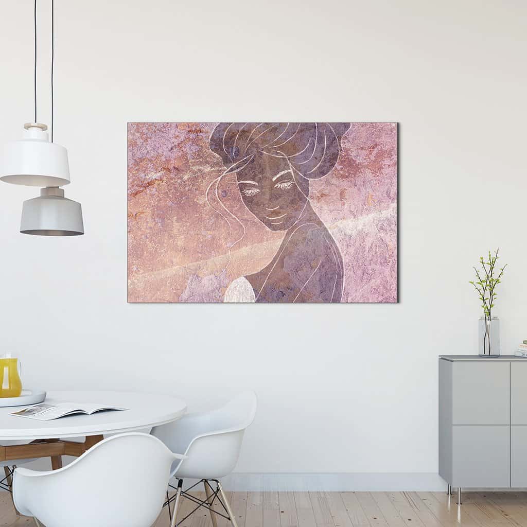 Contour van een vrouw