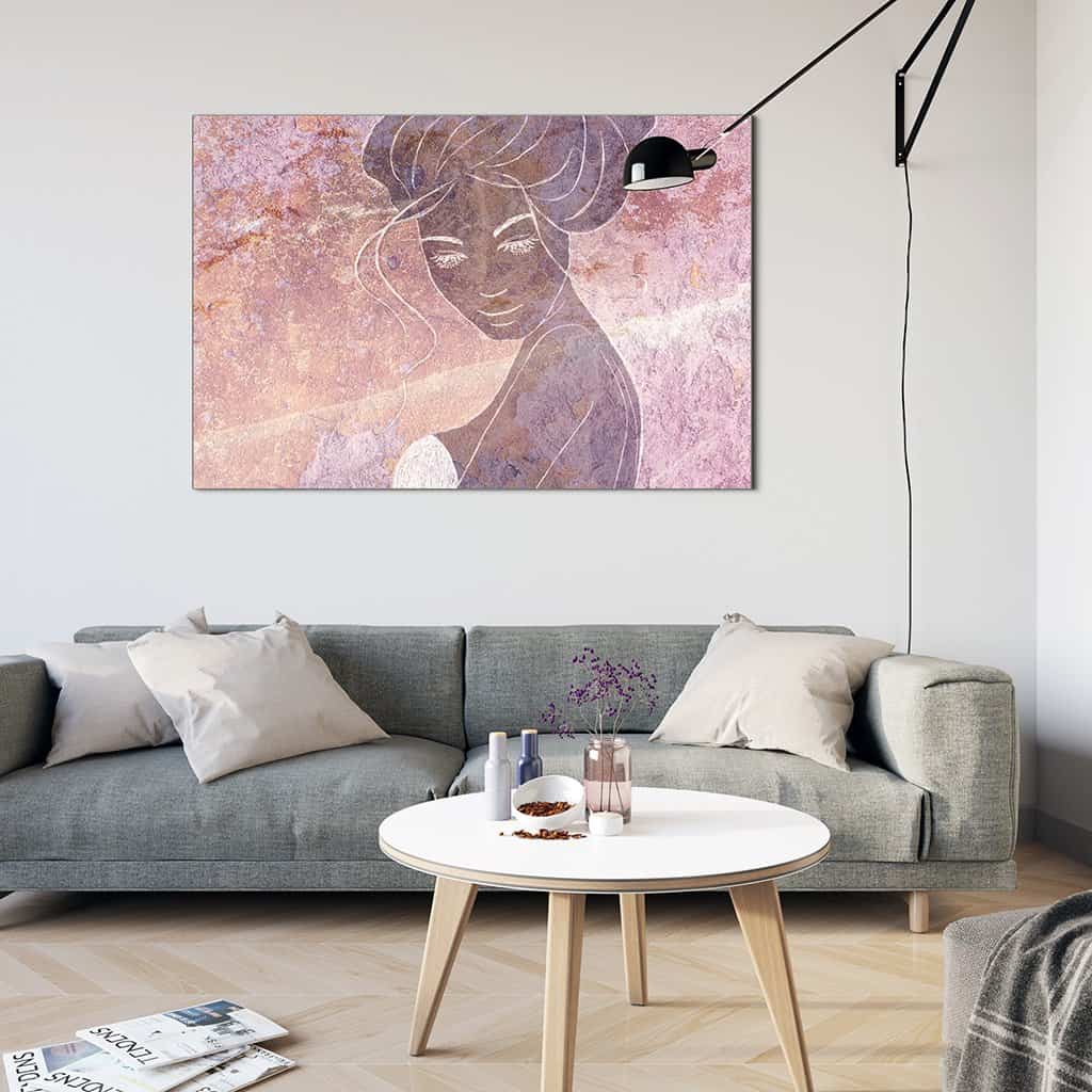 Contour van een vrouw