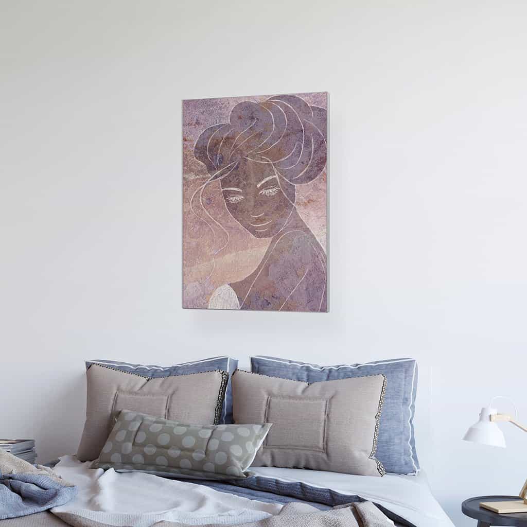 Contour van een vrouw