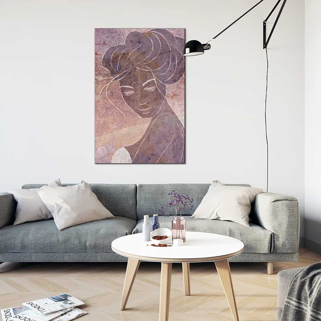 Contour van een vrouw
