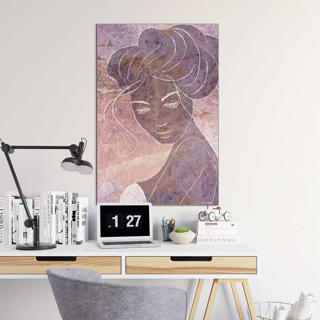 Contour van een vrouw