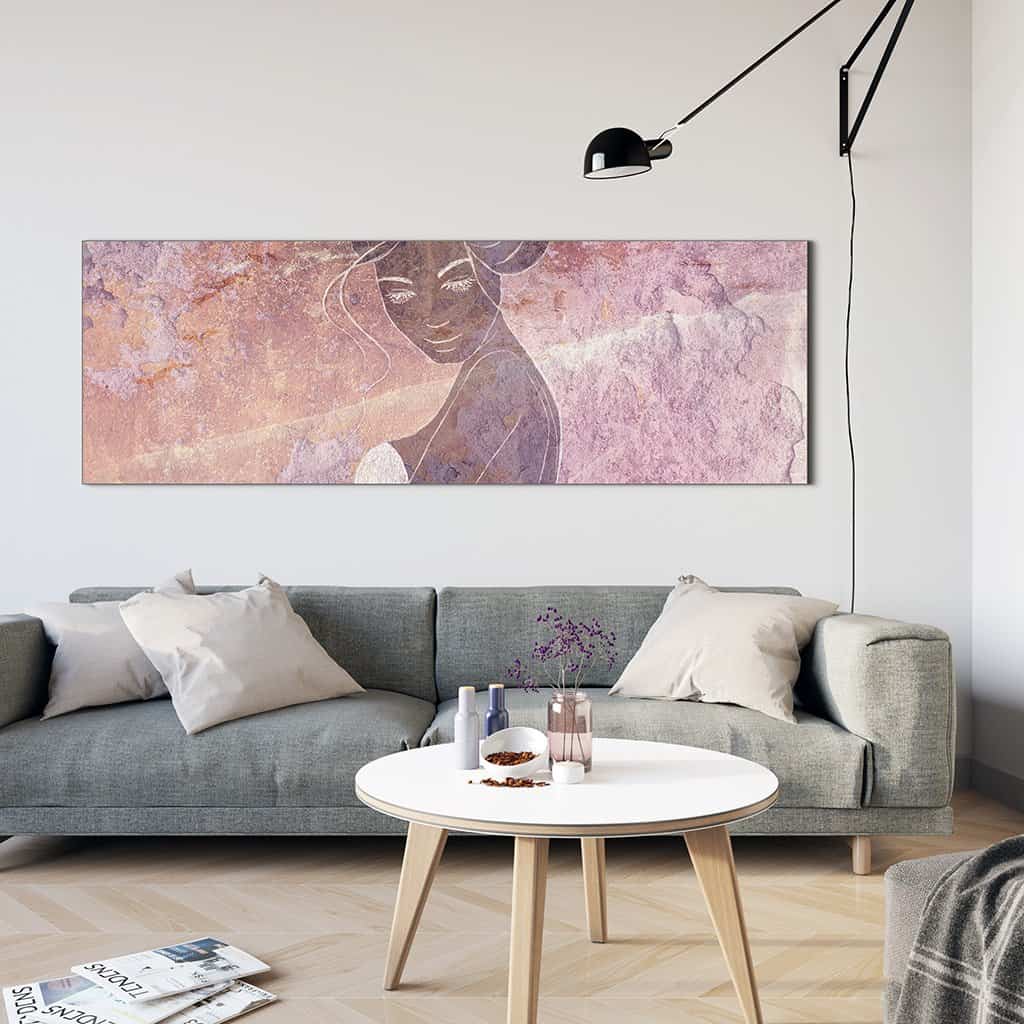Contour van een vrouw