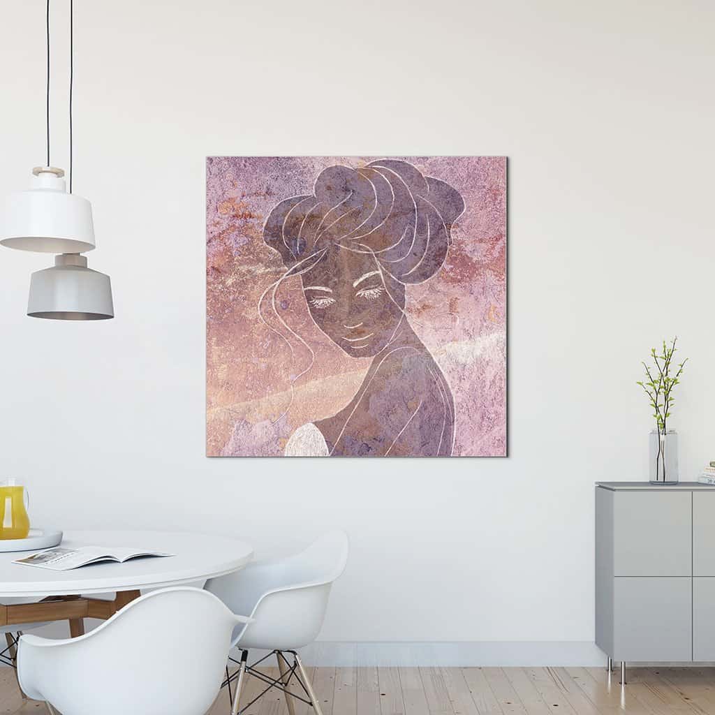Contour van een vrouw