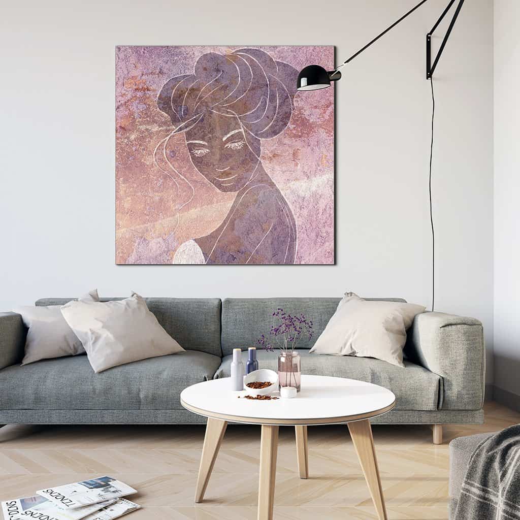 Contour van een vrouw
