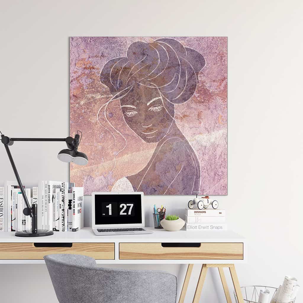 Contour van een vrouw