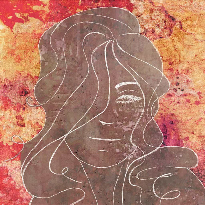 Contour van een vrouw
