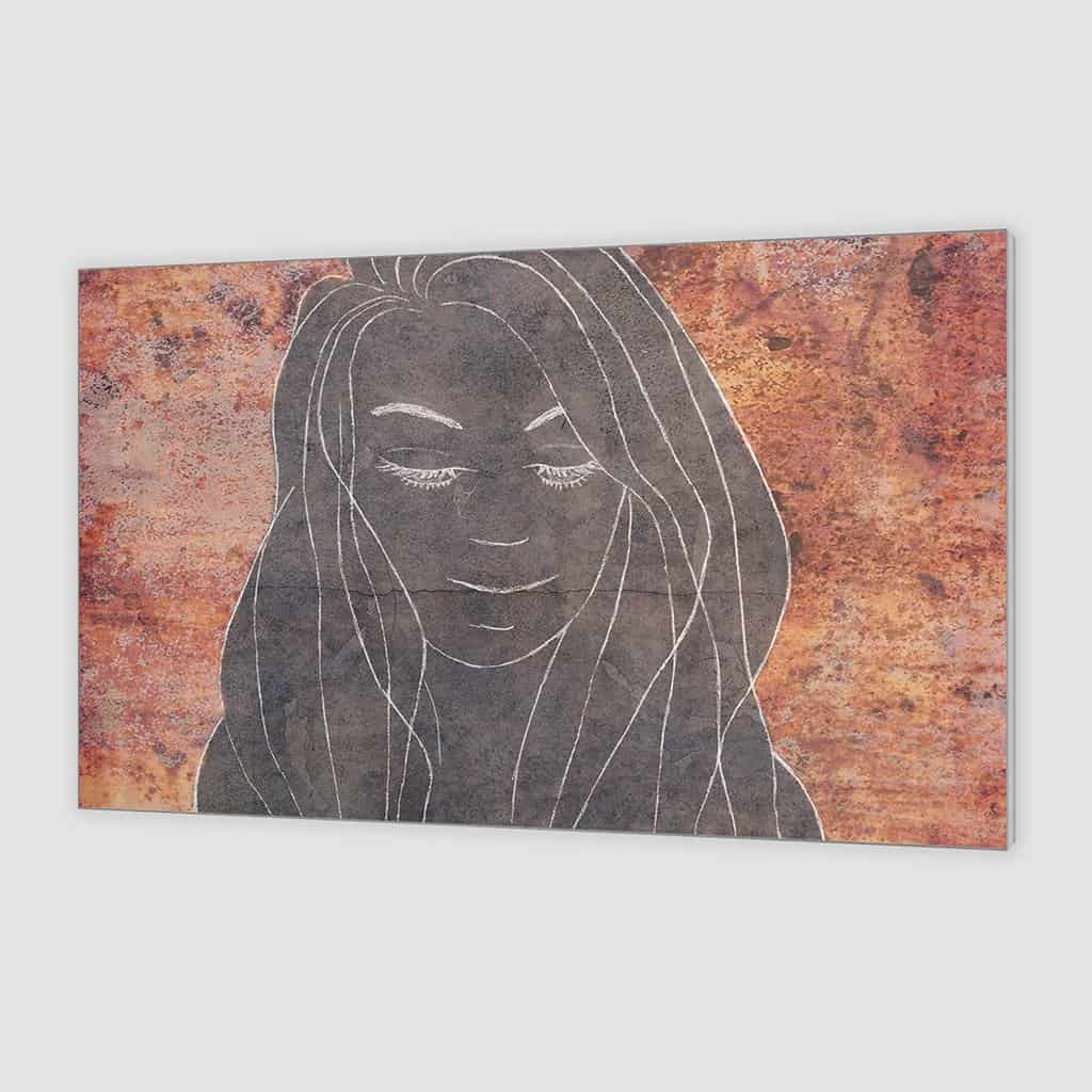Contour van een vrouw