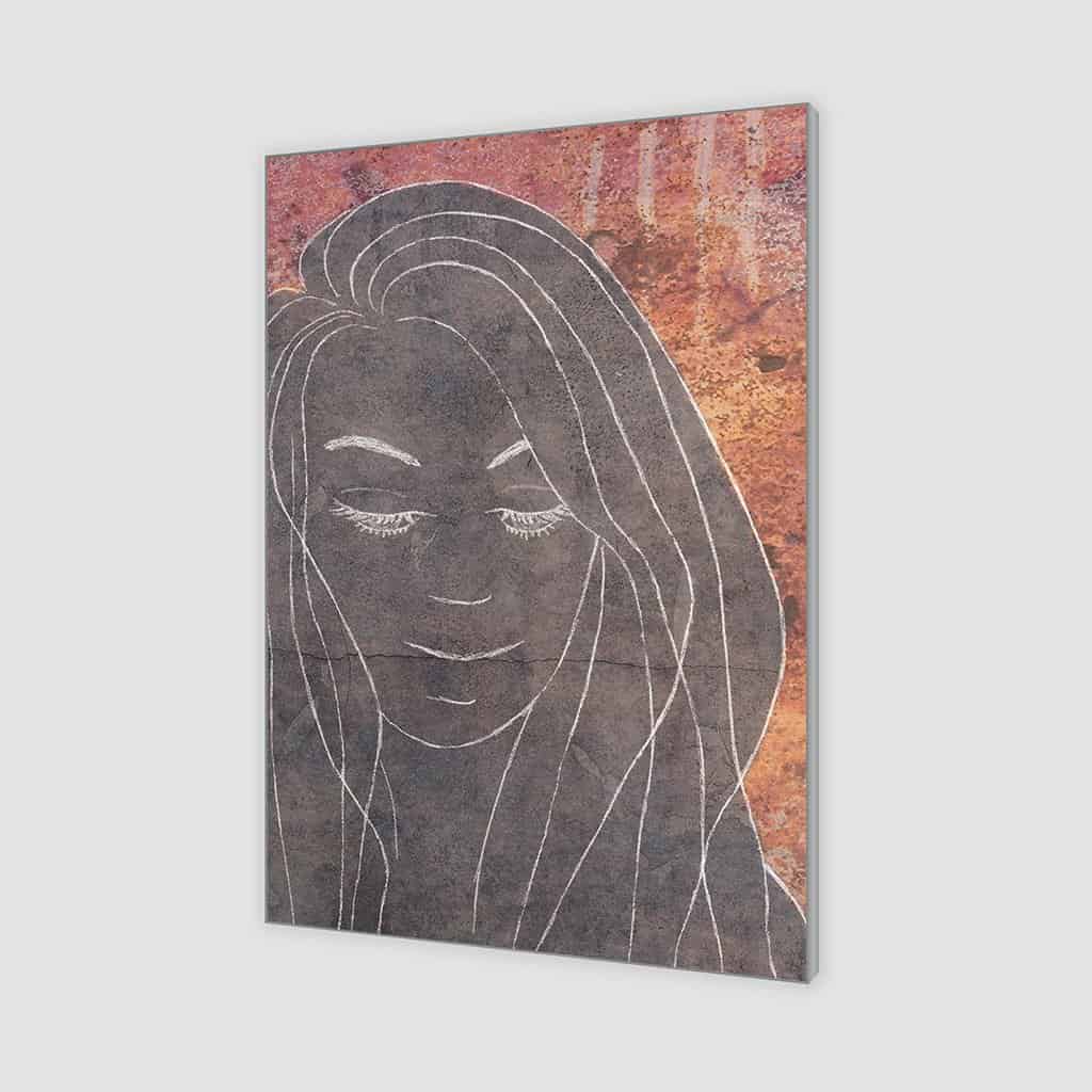 Contour van een vrouw