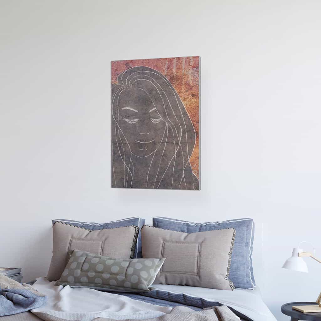 Contour van een vrouw