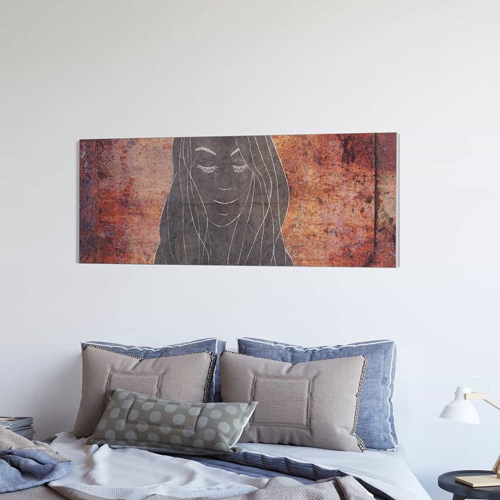 Contour van een vrouw