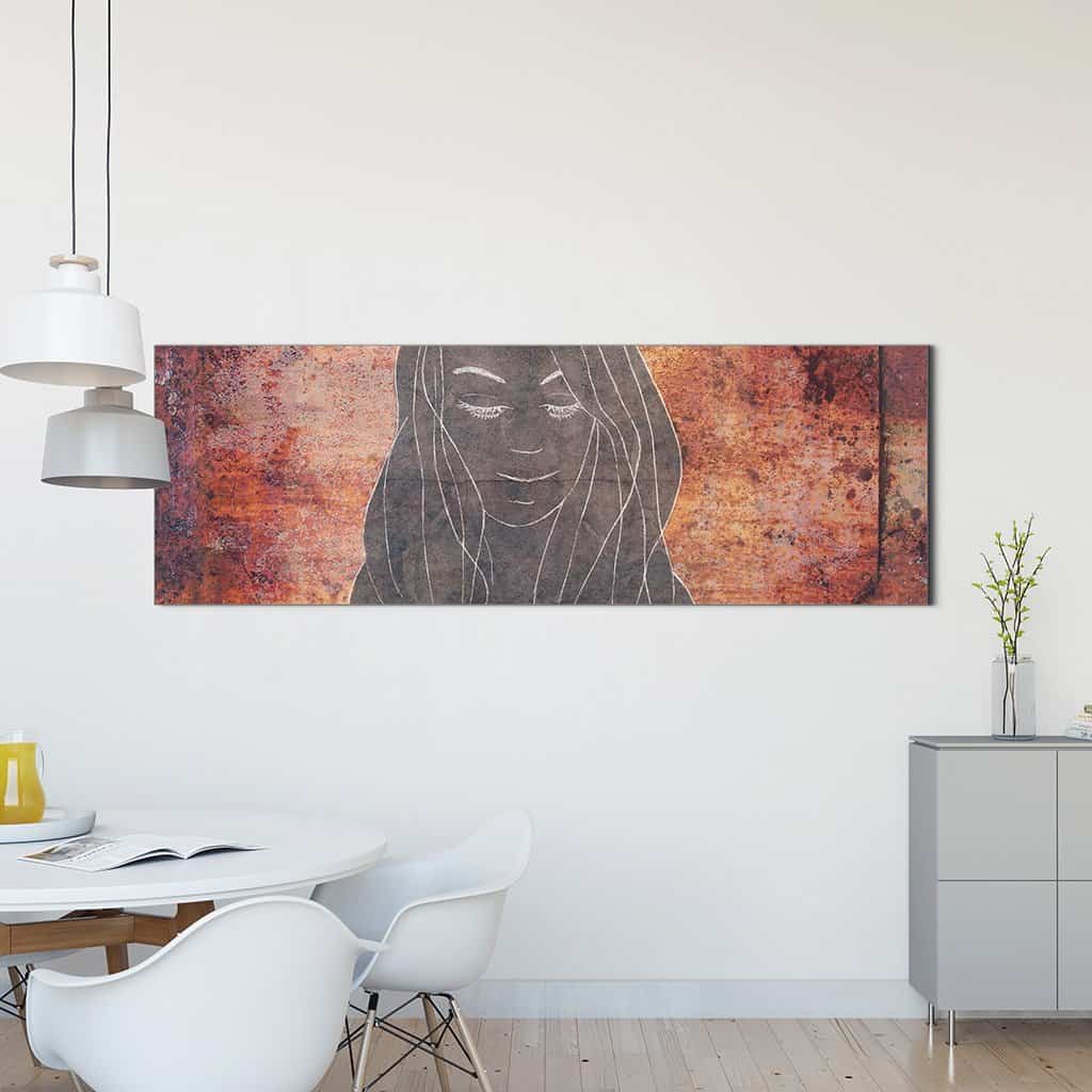 Contour van een vrouw