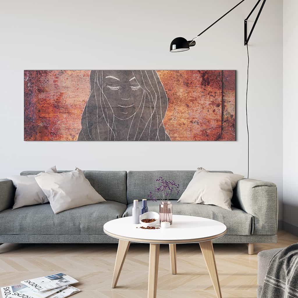 Contour van een vrouw