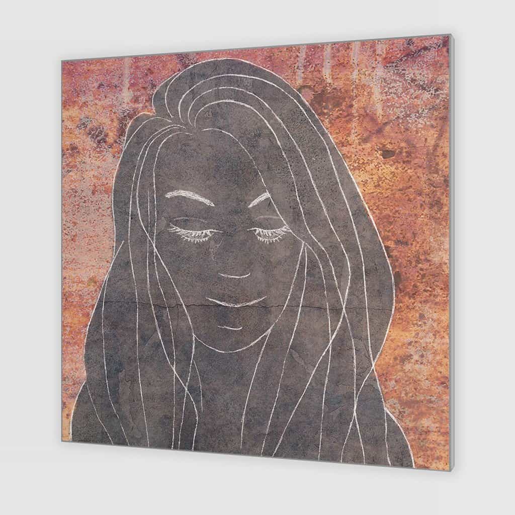 Contour van een vrouw