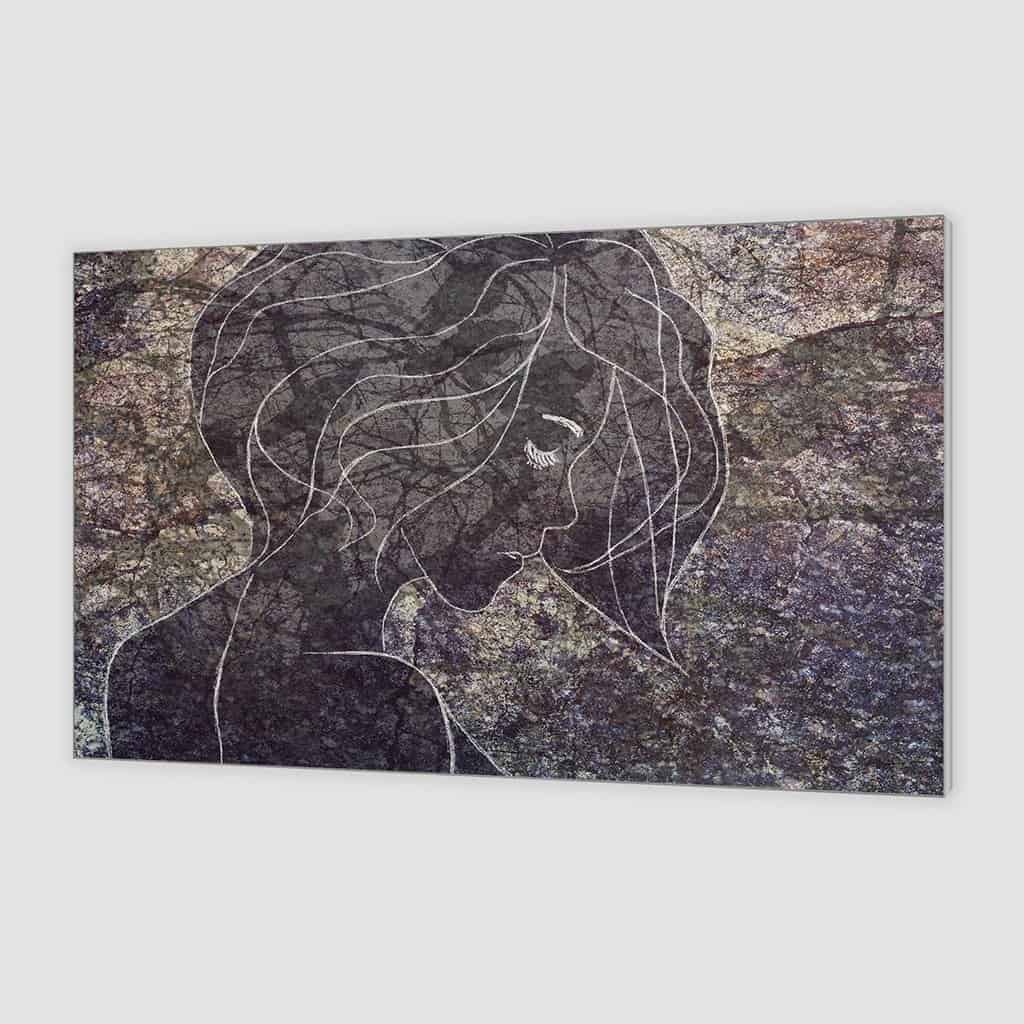 Contour van een vrouw