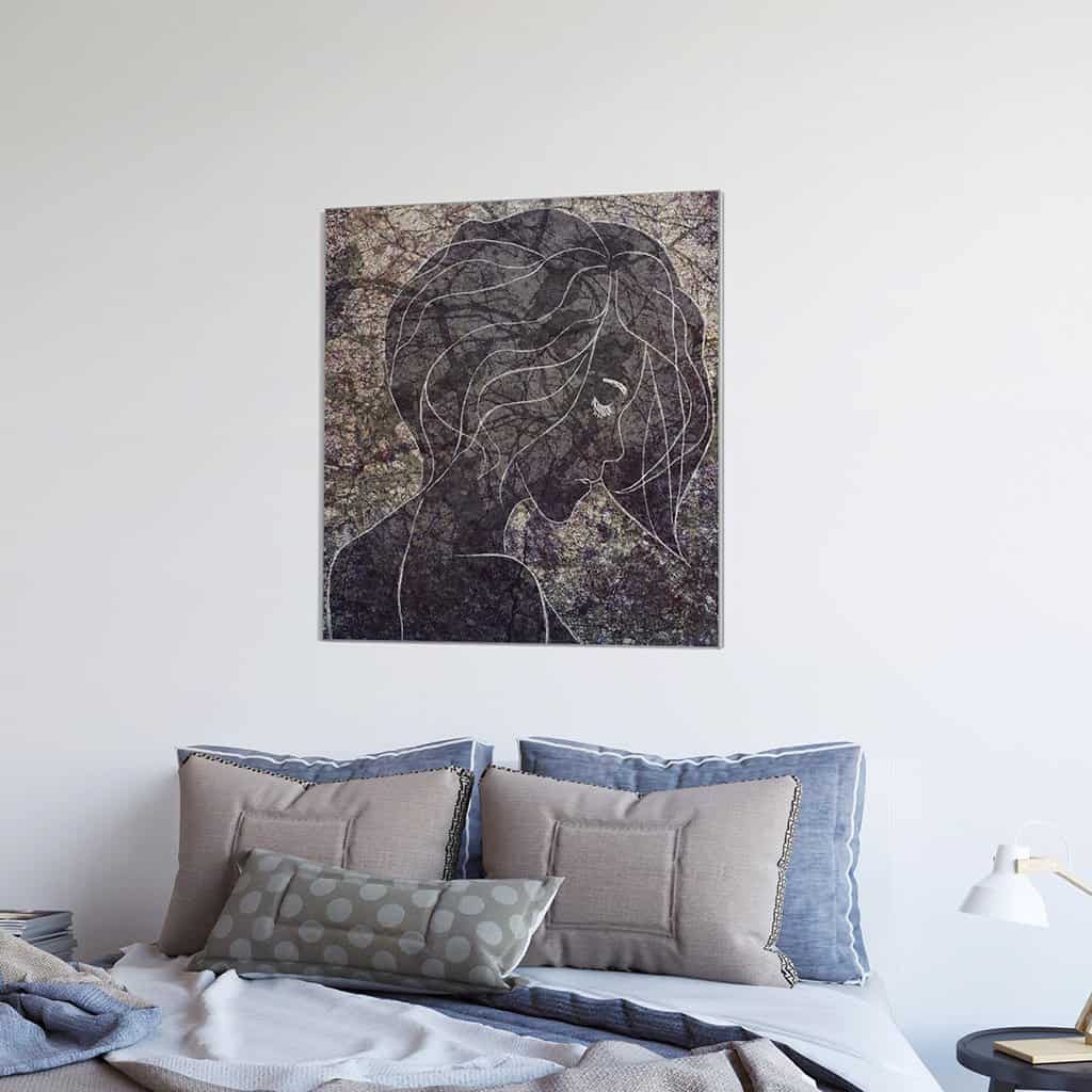 Contour van een vrouw