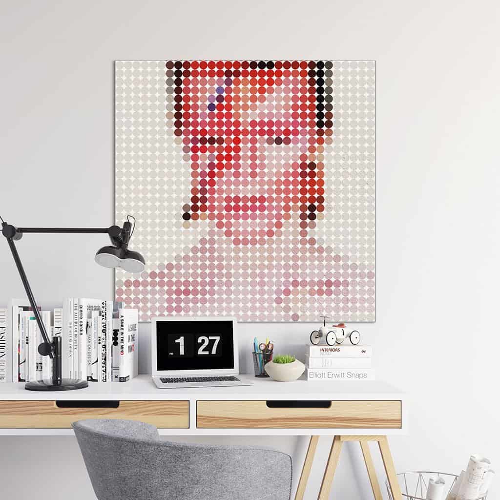 Ziggy Stardust dot portret