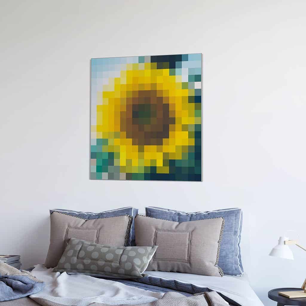 Zonnebloem - Pixel Art