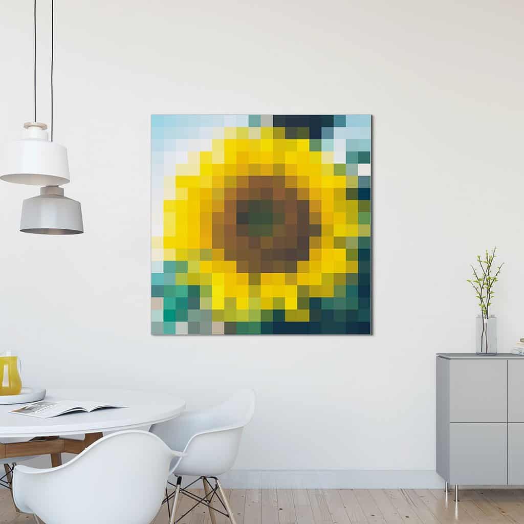 Zonnebloem - Pixel Art