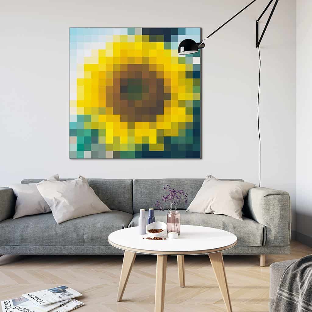 Zonnebloem - Pixel Art