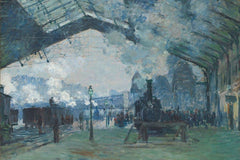 Aankomst van een trein in Normandie - Claude Monet