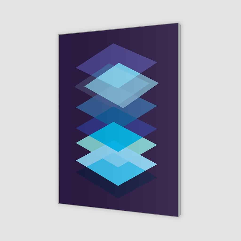 Abstract Geometric Overlay Rectangles