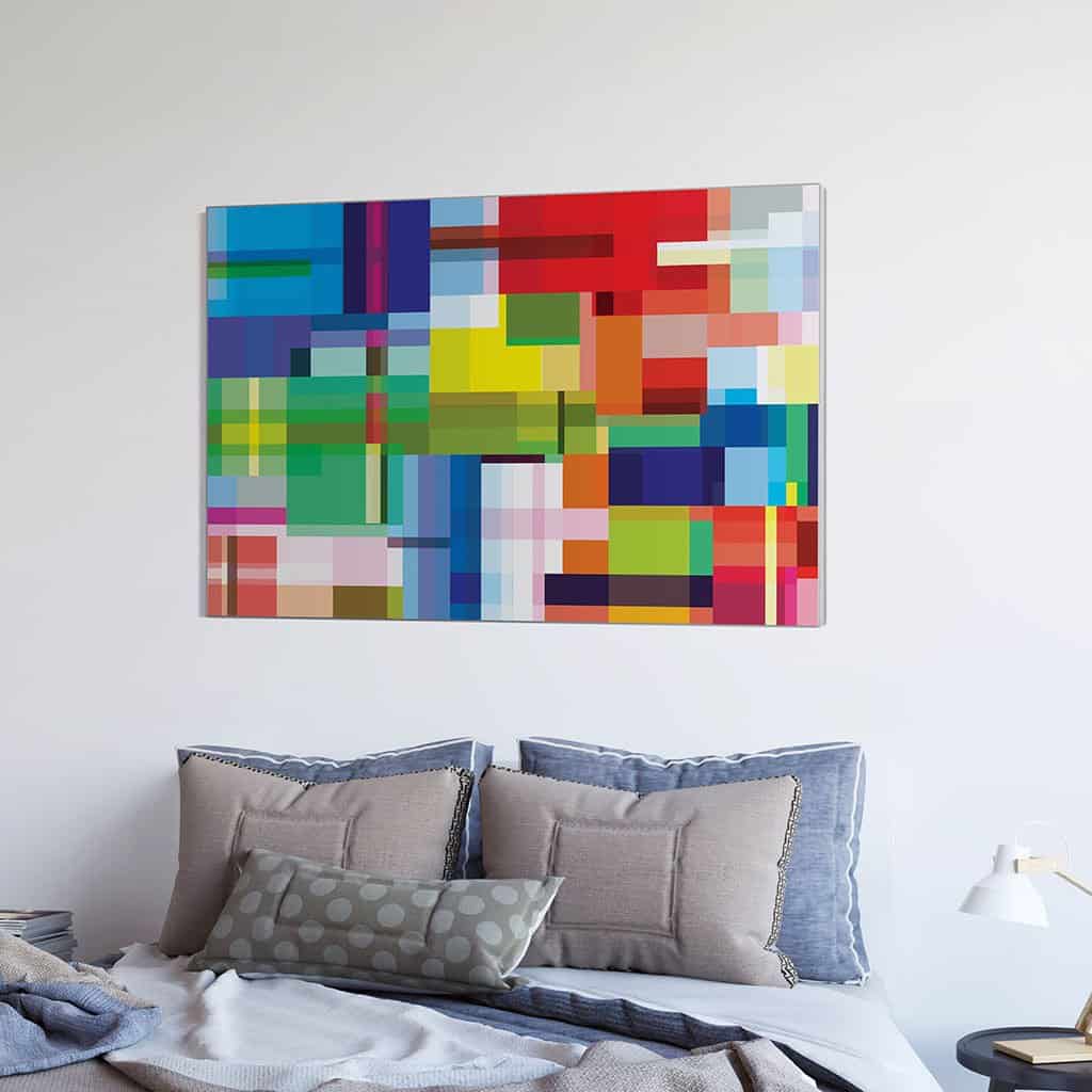 Abstract Geometric Overlay Rectangles