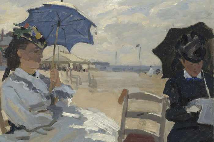 Am Strand von Trouville - Claude Monet