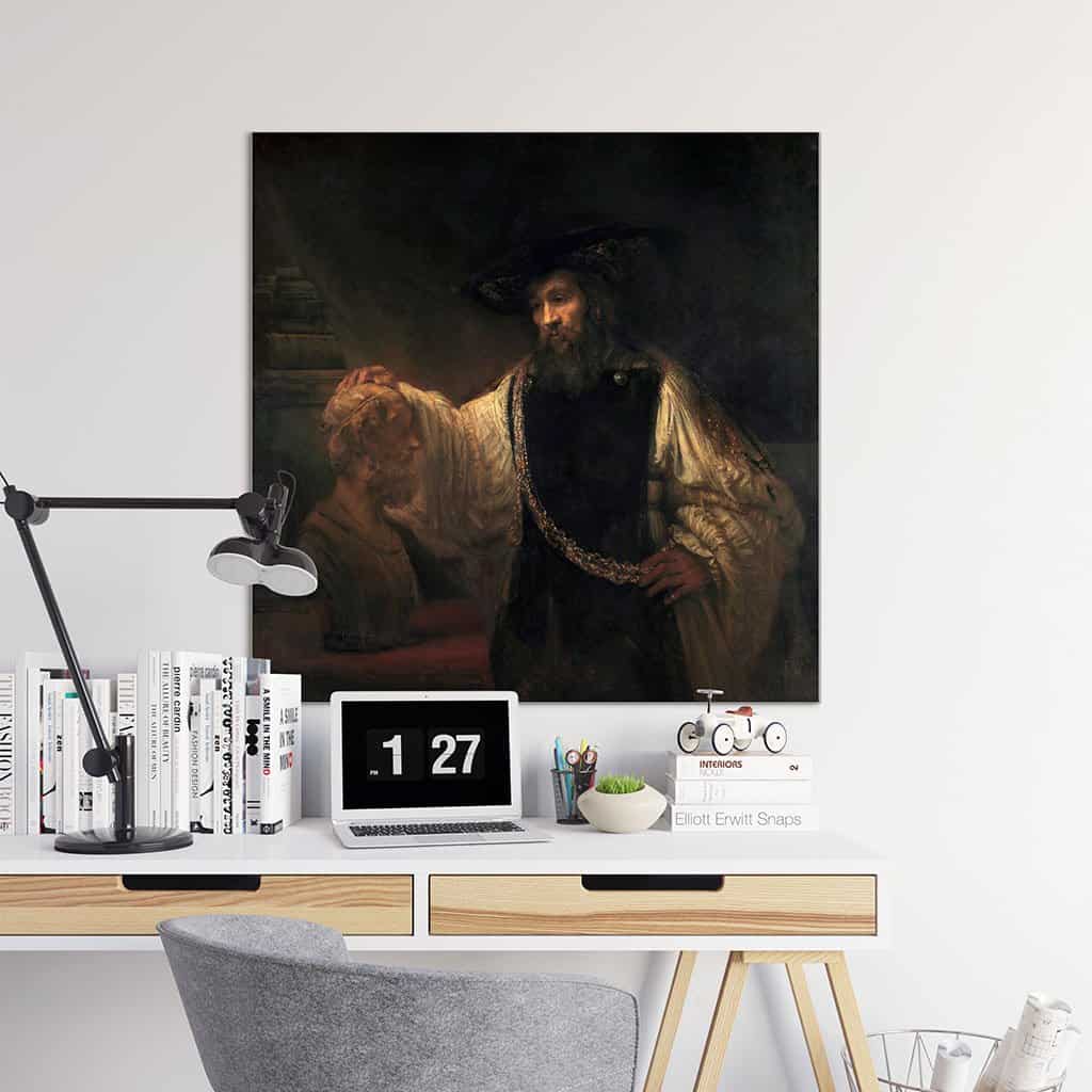 Aristoteles met een buste van Homerus (Rembrandt)