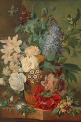 Bloemen in een Terra Cotta Vaas (Eelke Jelles Eelkema)