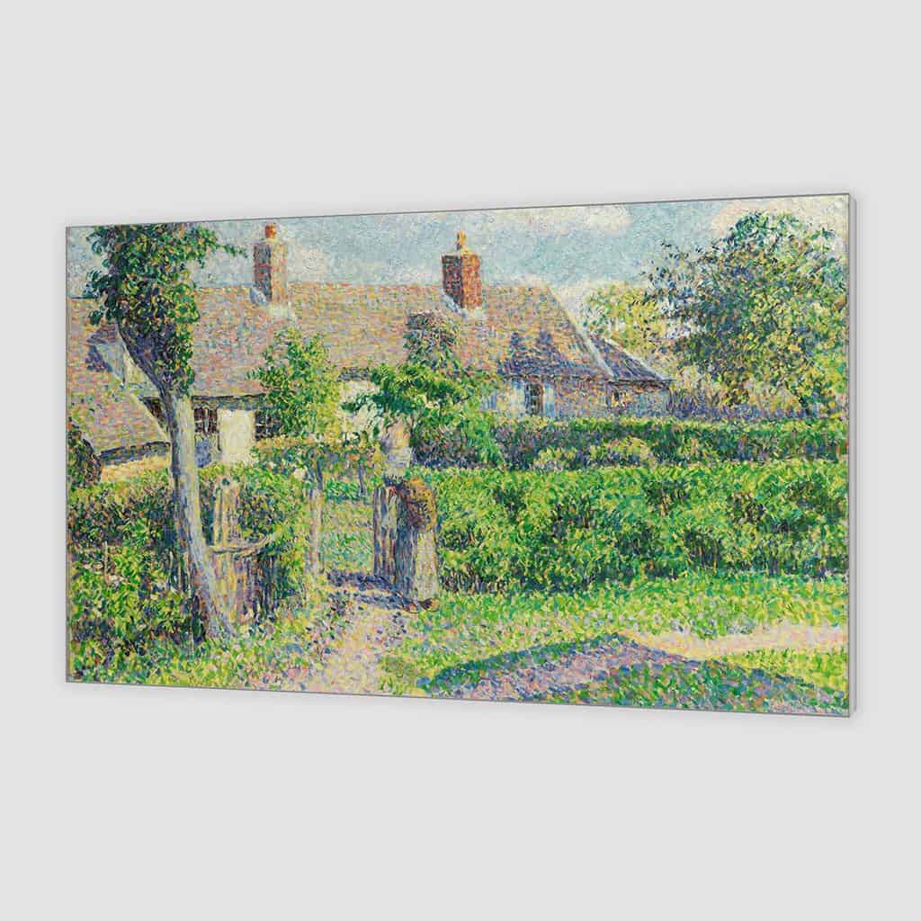 Boerenhuizen Eragny - Camille Pissarro