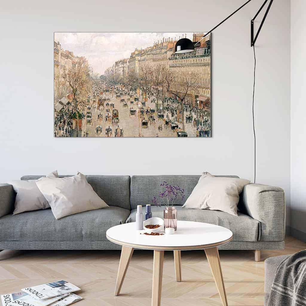 Boulevard Montmartre namiddagzon - Camille Pissarro