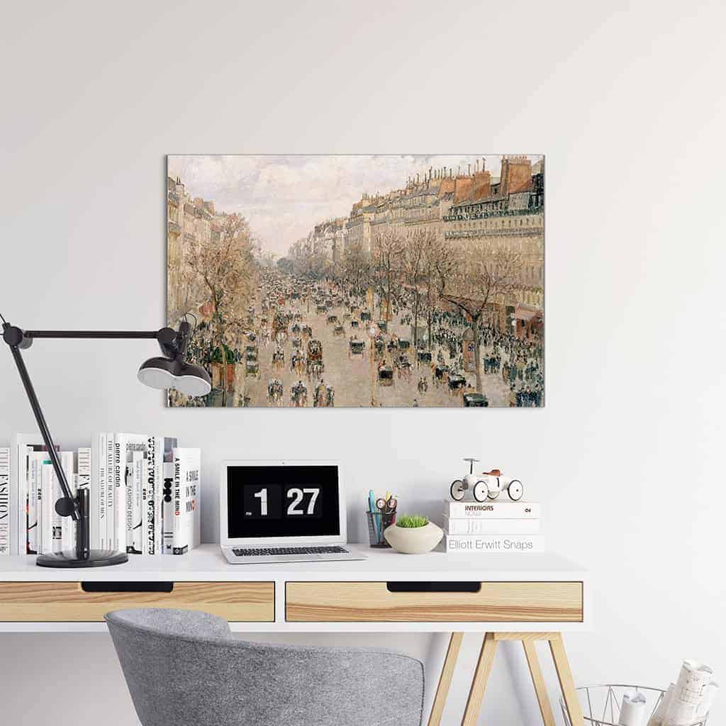 Boulevard Montmartre namiddagzon - Camille Pissarro
