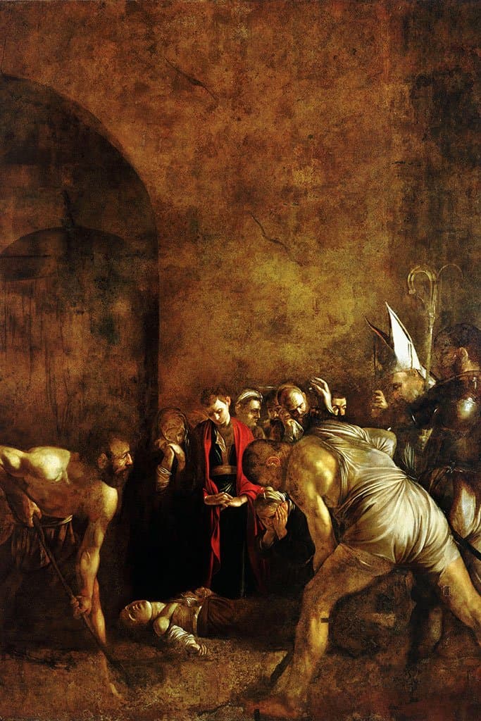 Begrafenis van Heilige Lucy (Caravaggio)