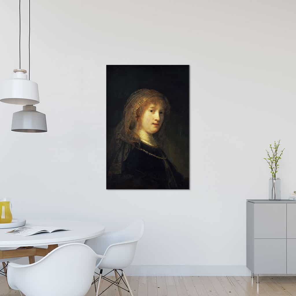Borstbeeld van jonge vrouw (Rembrandt)