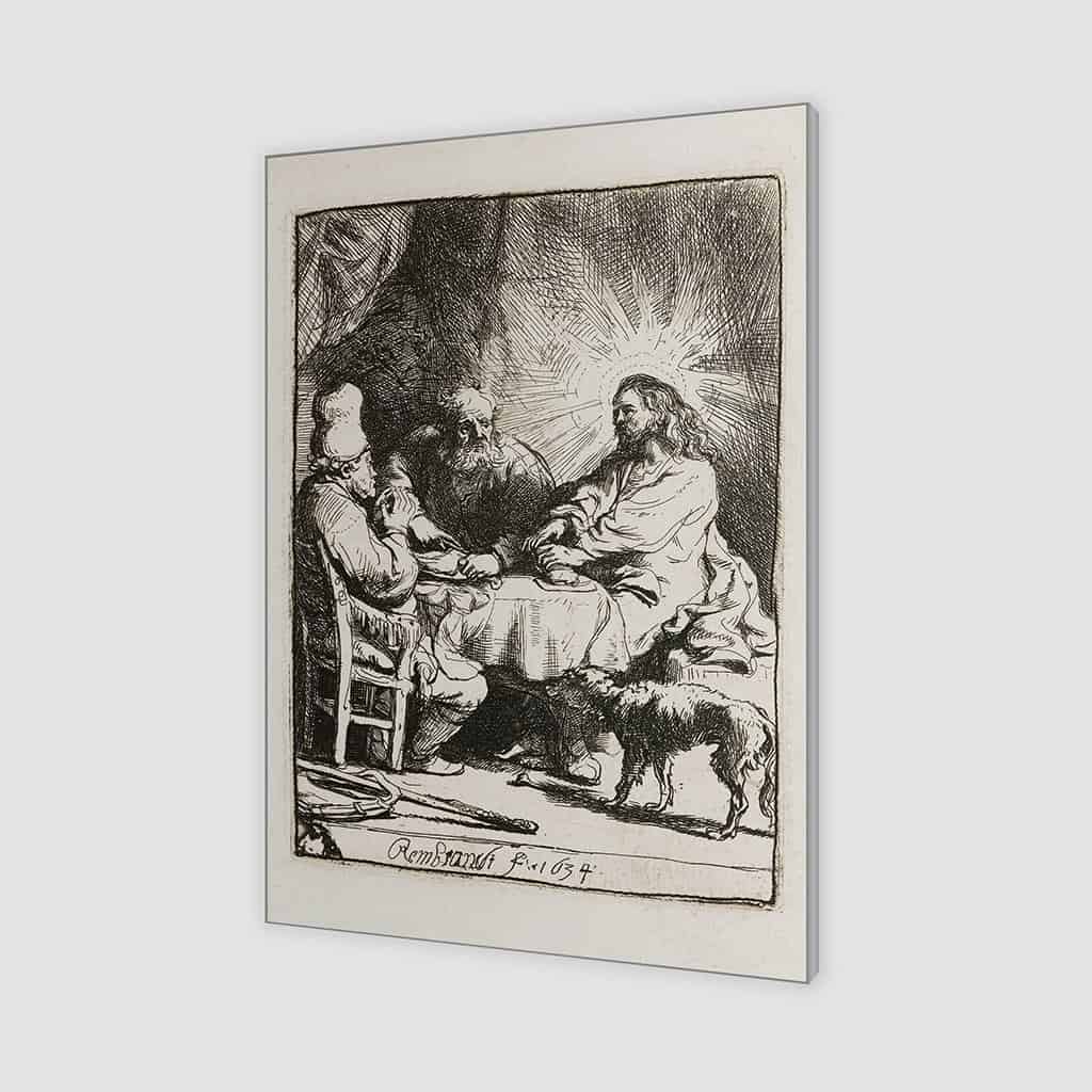 Christus te Emmaus - Rembrandt