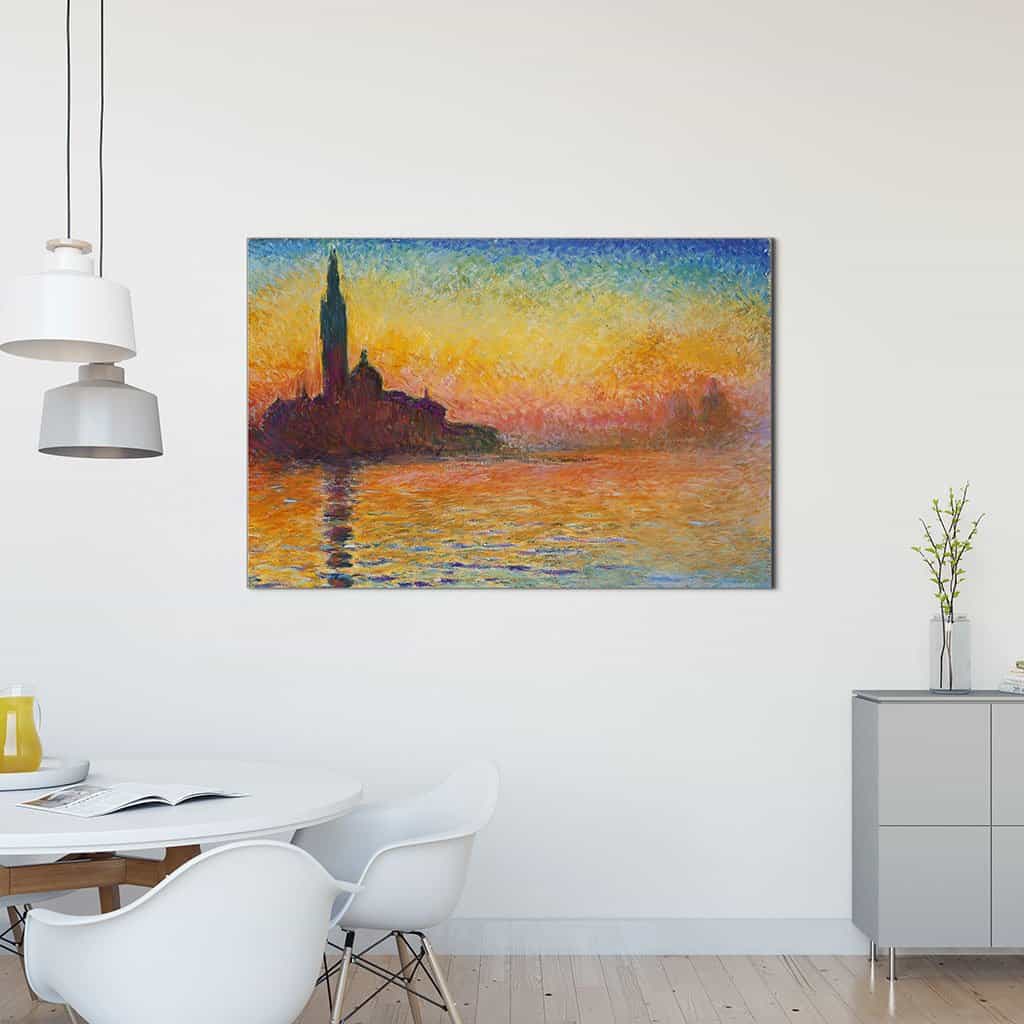 San Giorgio Maggiore in de schemering (Claude Monet)