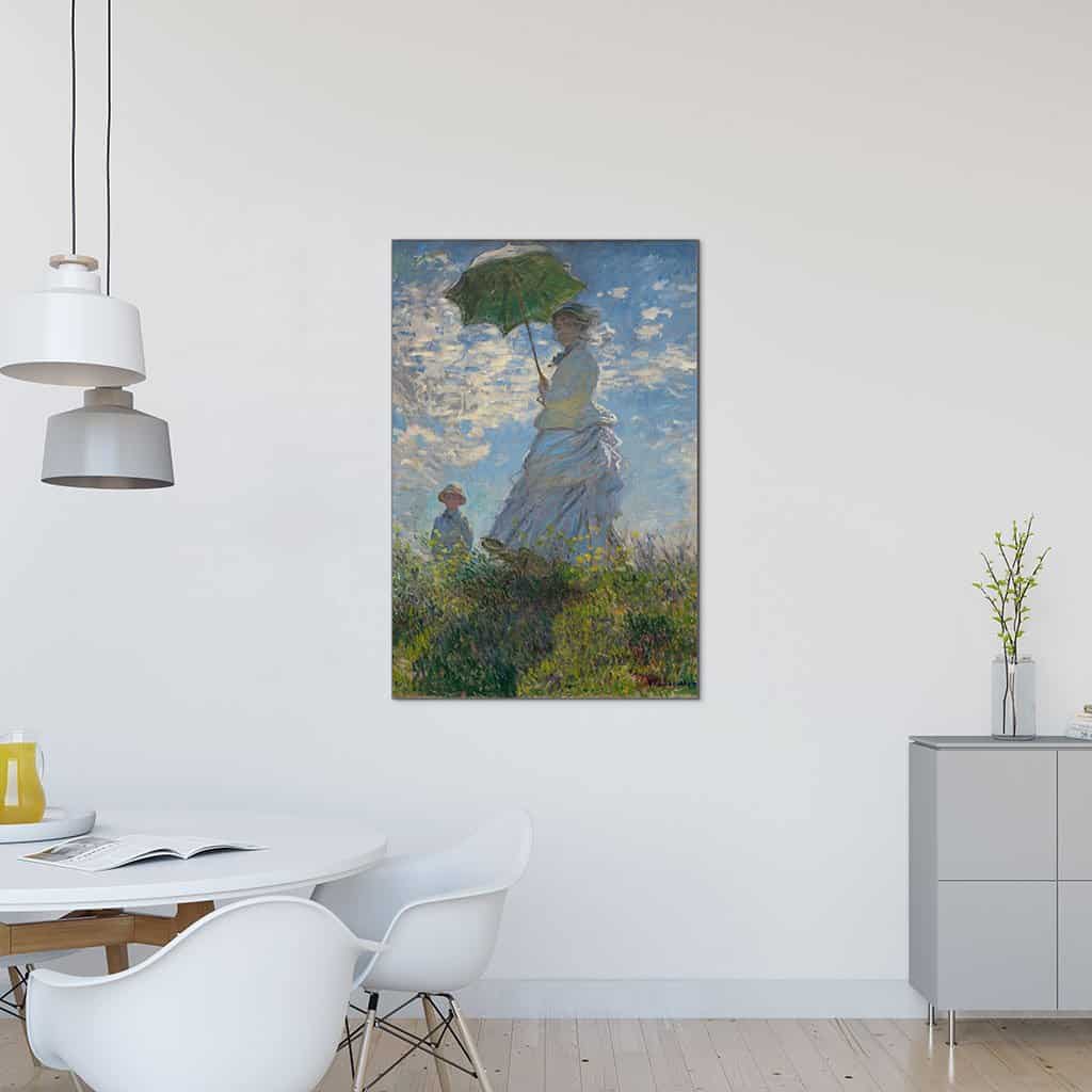 Vrouw met een parasol (Claude Monet)
