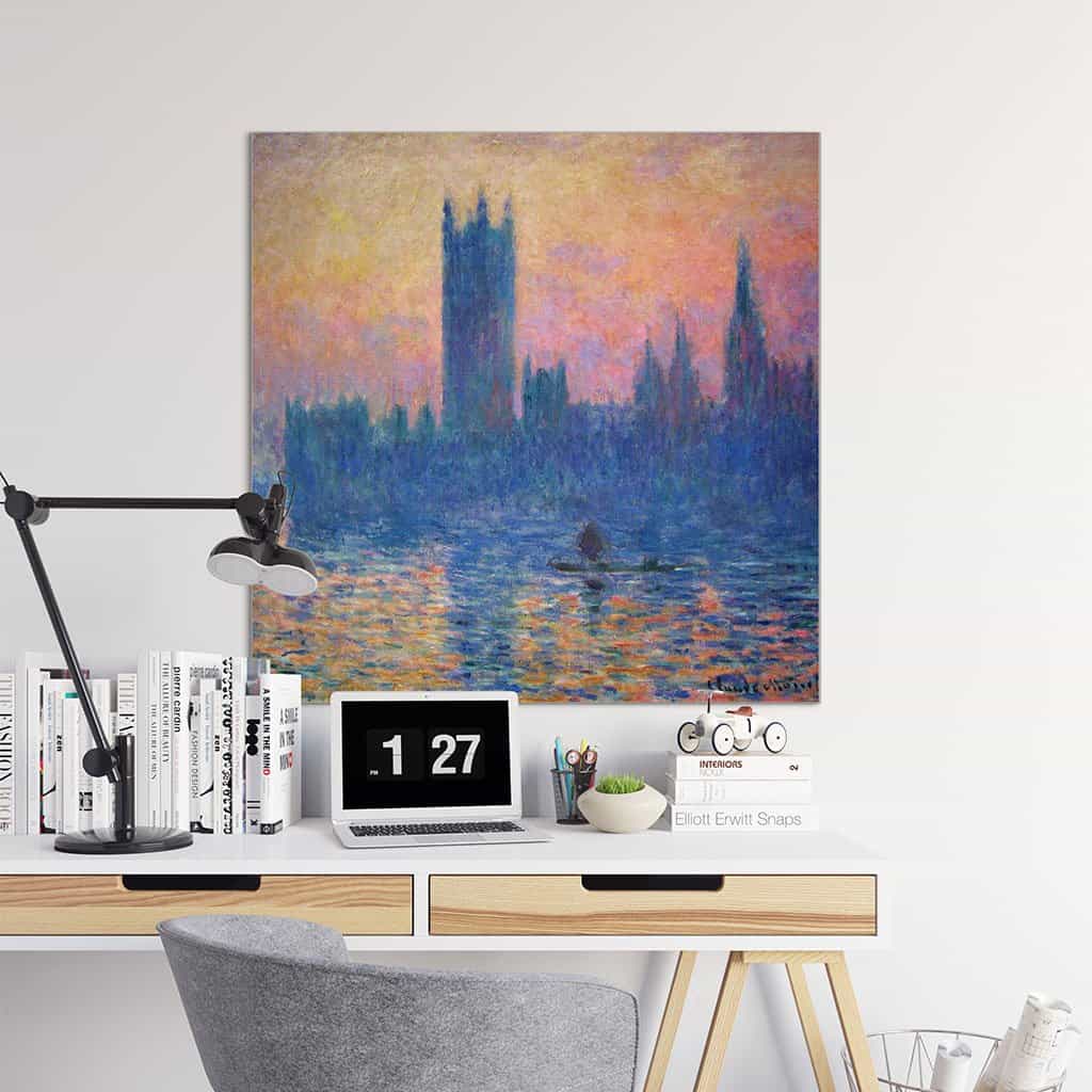 Londres, le Parlement (Claude Monet)
