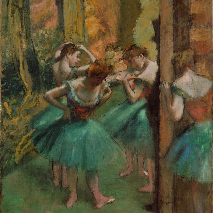 Dansers Roze en Groen - Edgar Degas