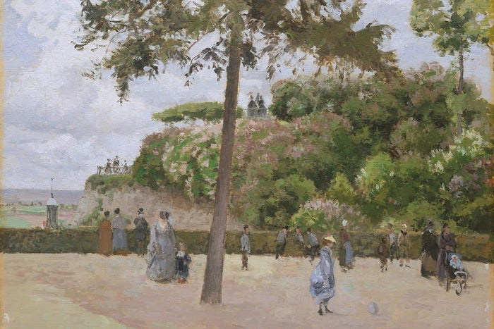 De Openbare Tuin in Pontoise - Camille Pissarro