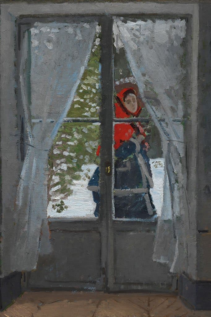 De Rode Kerchief - Claude Monet