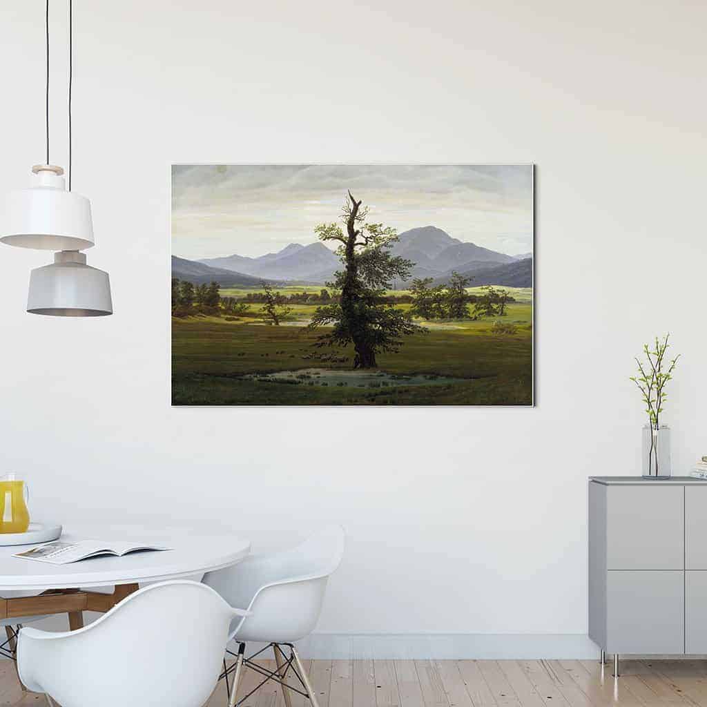 De eenzame boom - Caspar David Friedrich