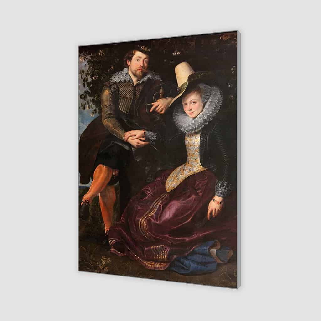 De kunstenaar en zijn eerste vrouw, Isabella Brant, in de Kamperfoelie Bower (Peter Paul Rubens)