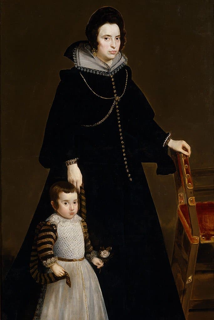 Doña Antonia de Ipeñarrieta y Galdós en haar zoon Don Luis (Diego Velázquez)