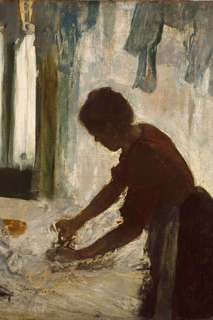Een Strijken van de vrouw - Edgar Degas