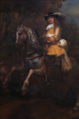 Paardensportret van Frederik Rihel (Rembrandt)