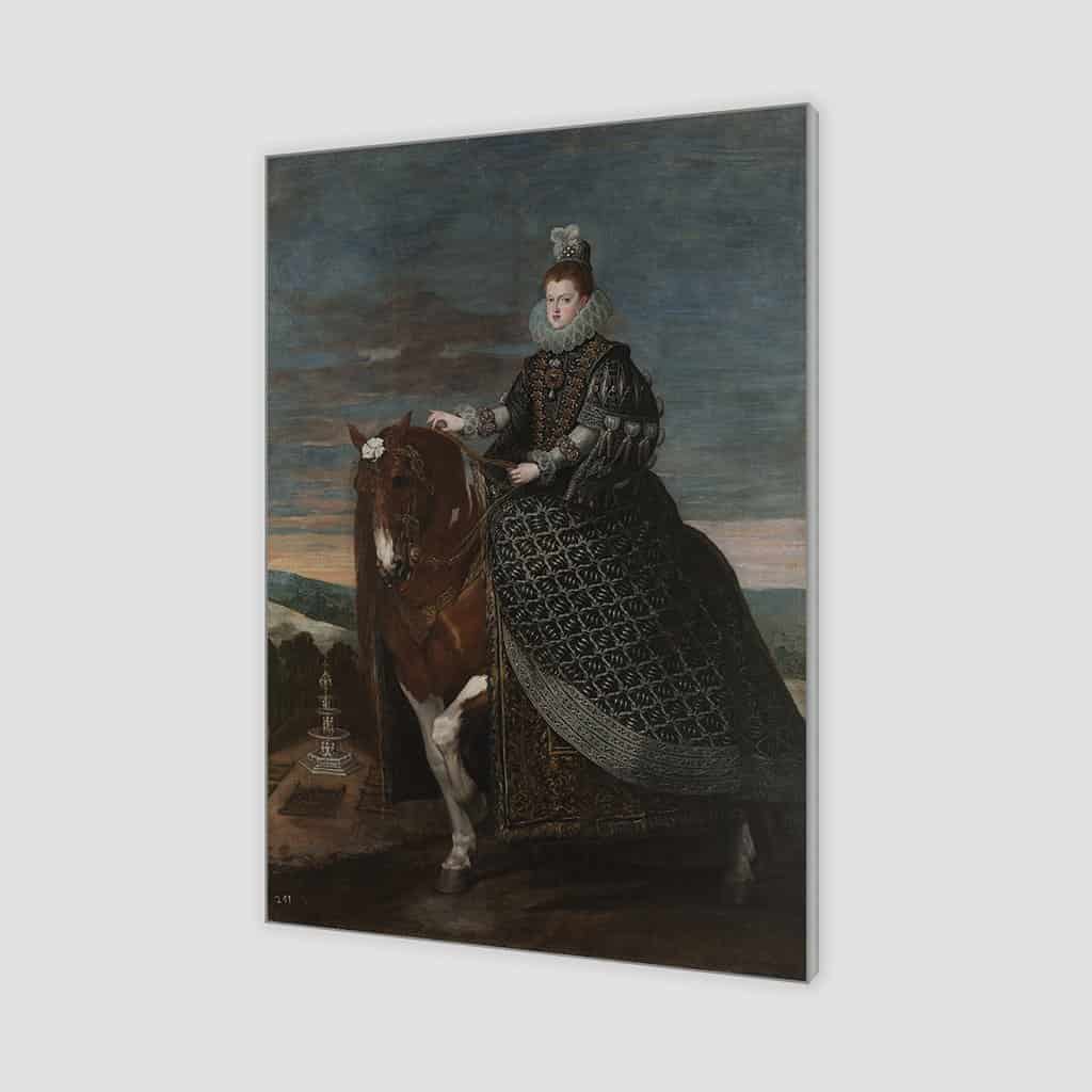 Ruiter Portret van Margarita van Oostenrijk (Diego Velázquez)