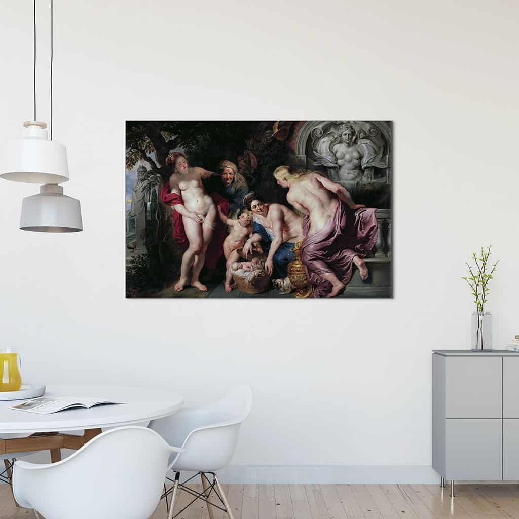 Erichthonius Ontdekt door de Dochters van Cecrops (Peter Paul Rubens)