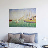 Brug Ingang tot de haven van Honfleur (Georges Seurat)